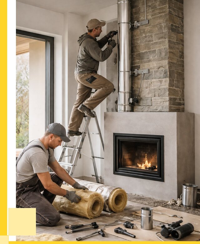 Монтаж дымоходов для каминов в Ефремах от 15368 р. ЭриданФрм