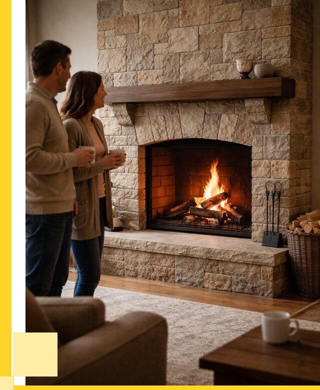 Каменные камины на заказ в Ефремах от 184410 р. | ЭриданФрм