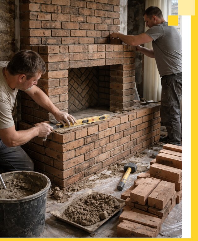 Изготовление и установка кирпичных каминов в Ефремах