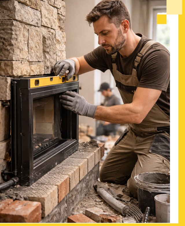 Дровяные камины под ключ в Ефремах: монтаж, обустройство