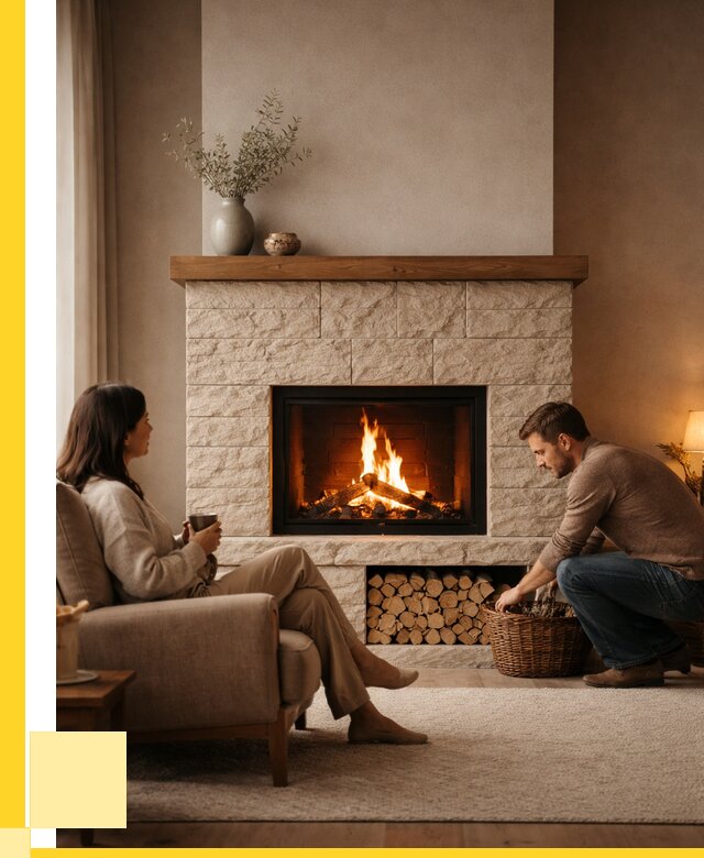 Камины для дома в Ефремах под ключ от 153675 р. | ЭриданФрм