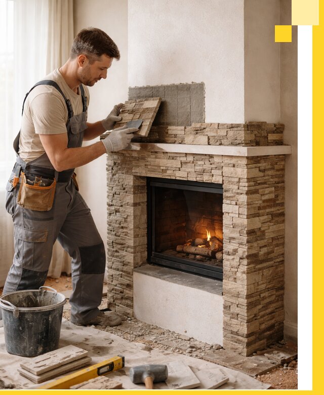 Изготовление и монтаж каминов для дома под ключ в Ефремах