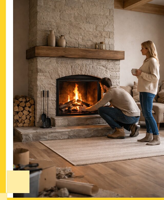 Камины для загородного дома в Ефремах от 358575 р., ЭриданФрм