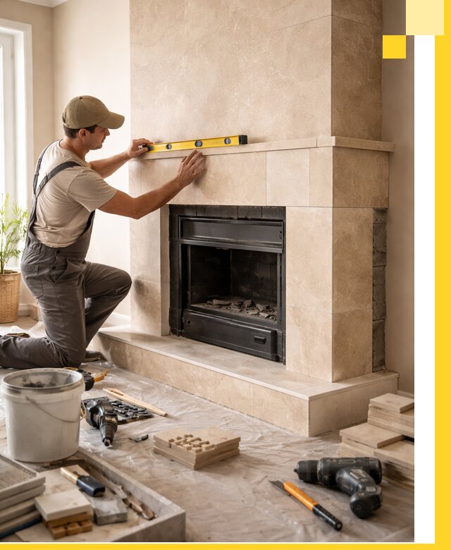 Установка и монтаж каминов в частном доме под ключ в Ефремах