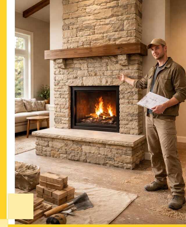 Камины под ключ в Ефремах от 184410 р. | ЭриданФрм — установка