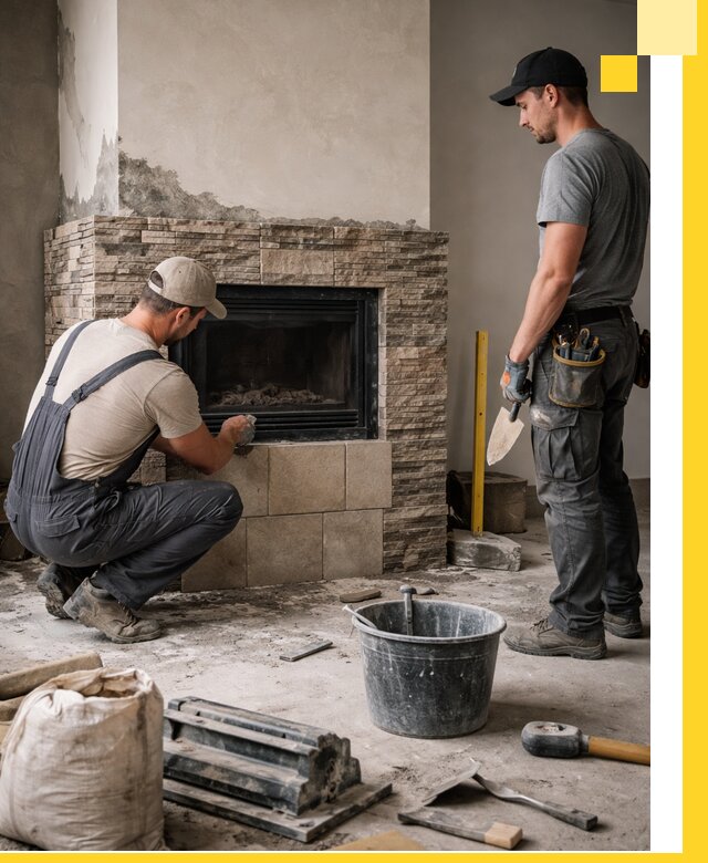 Камины под ключ в Ефремах: проект, изготовление и монтаж