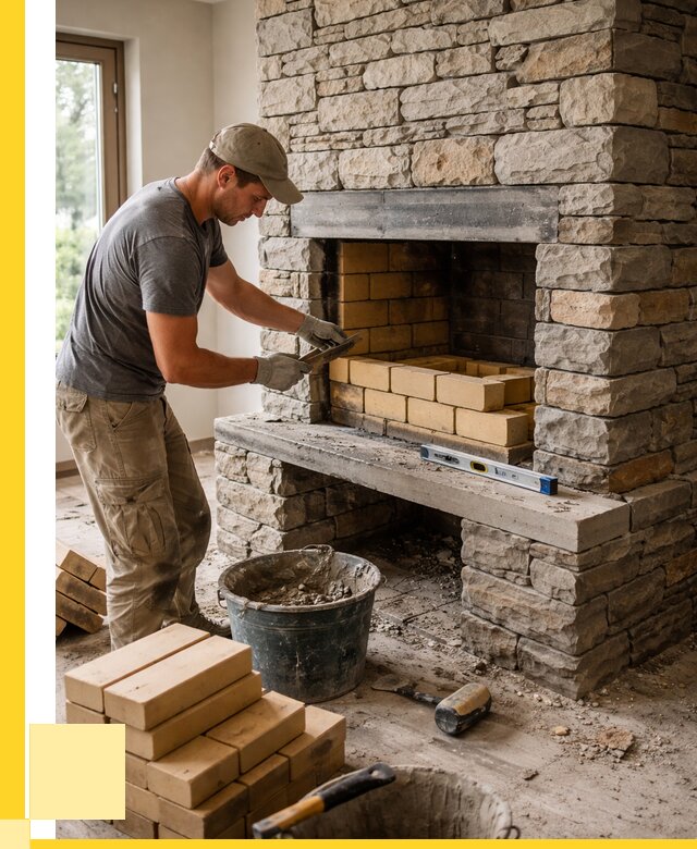 Кладка каминов и камина в Ефремах от 25613 р. ЭриданФрм