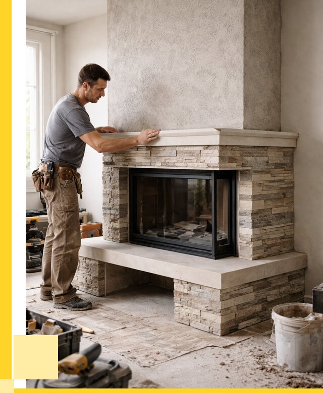 Изготовление каминов под ключ в Ефремах от 153675 р. | ЭриданФрм