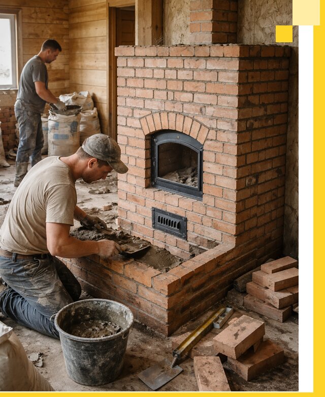 Профессиональное строительство печей в Ефремах под ключ