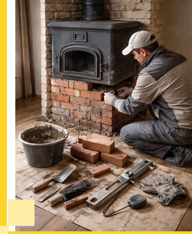 Ремонт печей в Ефремах от 12294 р., услуги печника ЭриданФрм