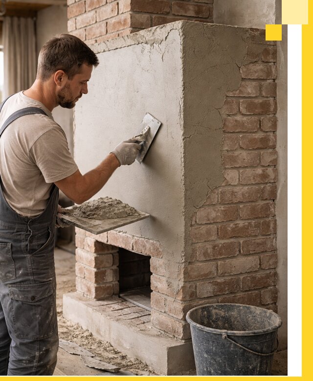 Отделка печей и облицовка каминов в Ефремах под ключ