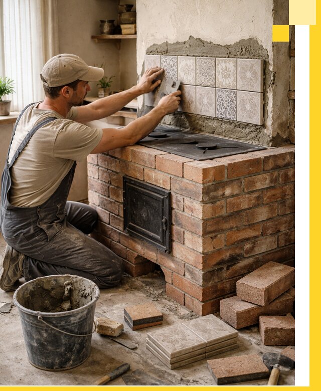 Печи с плитой на заказ монтаж гарантия и сервис в Ефремах