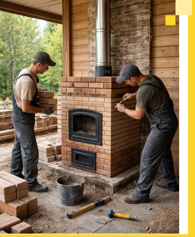 Производство и установка дачных печей под ключ в Ефремах