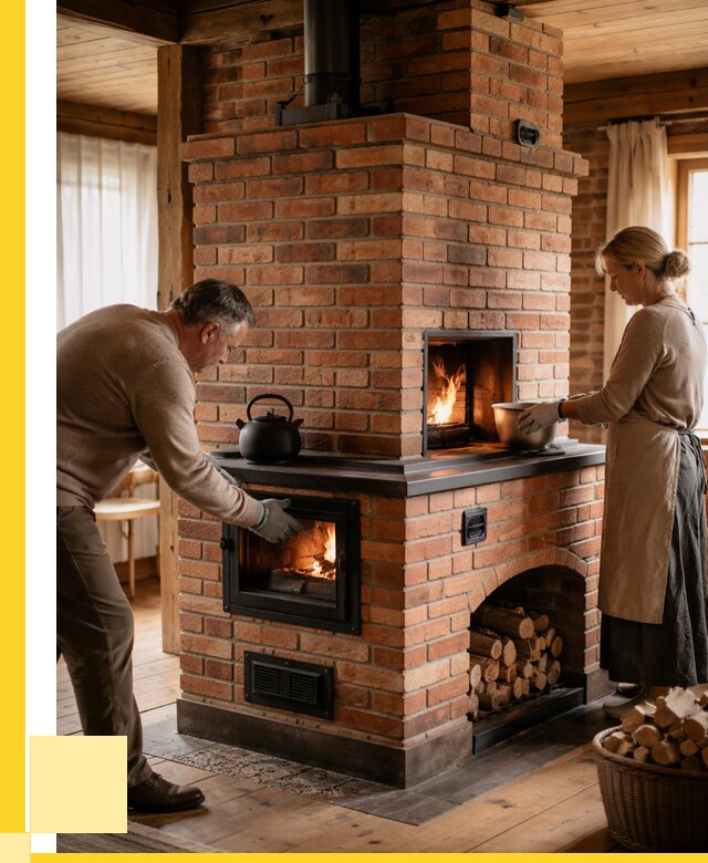 Печи для загородного дома под ключ в Ефремах от 81960 р. | ЭриданФрм