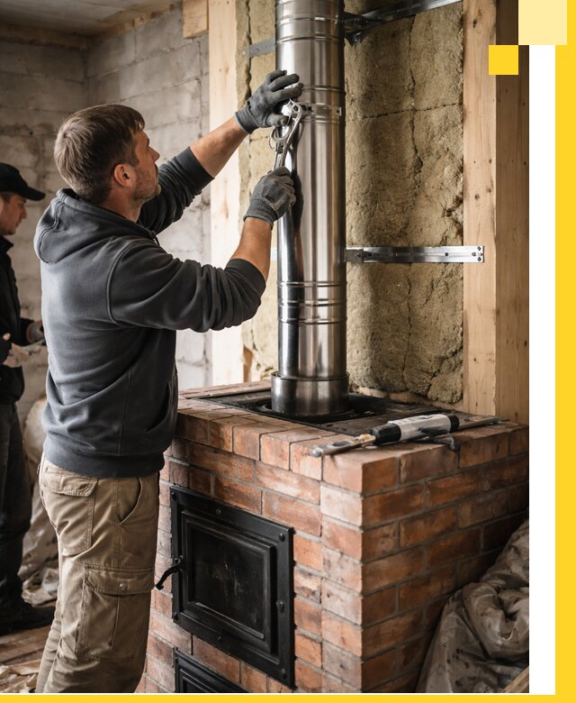 Изготовление и монтаж печей и дымоходов под ключ в Ефремах