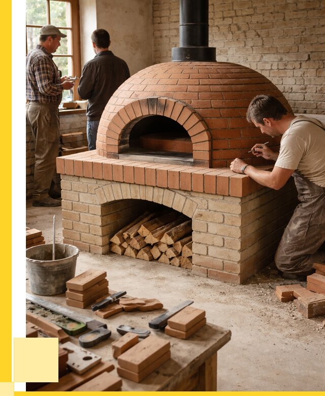 Помпейская печь дровяная для пиццы в Ефремах | ЭриданФрм от 204900 р.