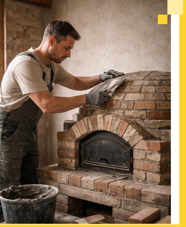 Изготовление и монтаж помпейских печей на заказ в Ефремах