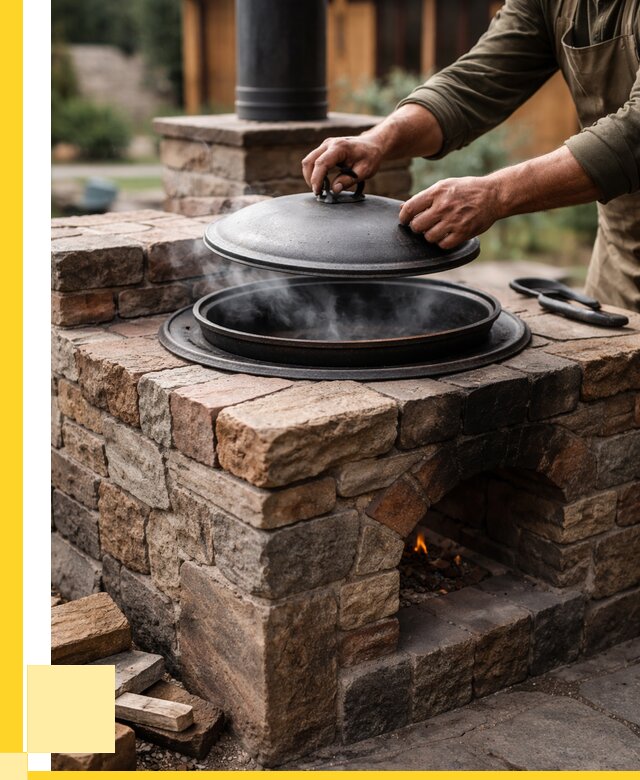 Печи для казана в Ефремах по цене от 18441 р. | ЭриданФрм