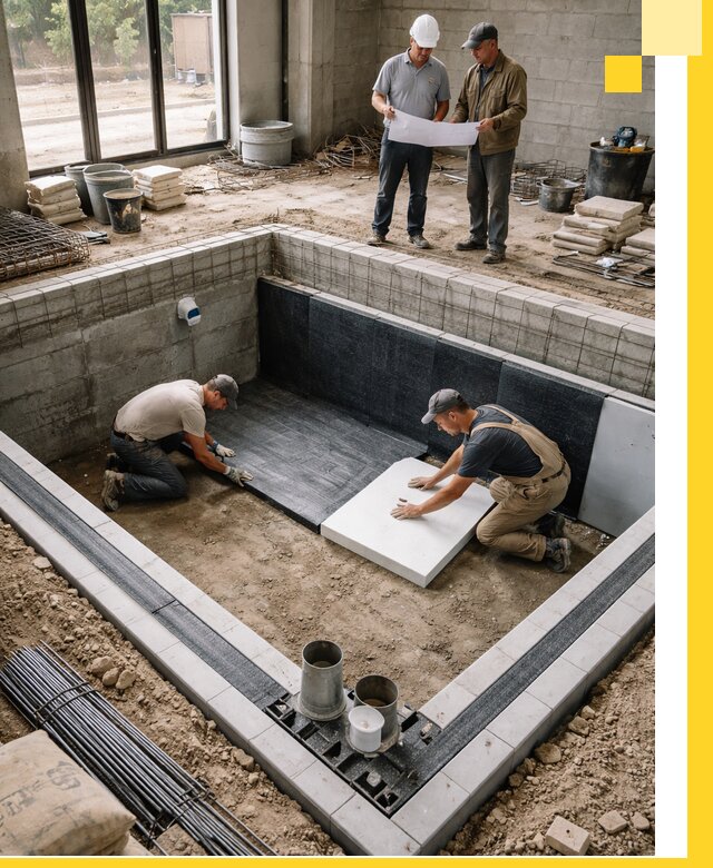 Проекты частных и общественных бассейнов под ключ в Ефремах