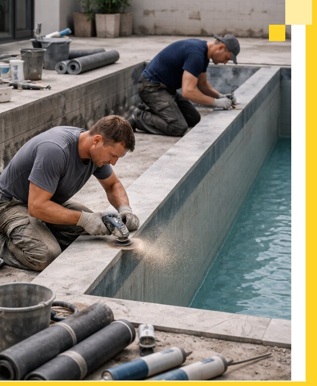 Профессиональный ремонт бассейнов под ключ в Ефремах