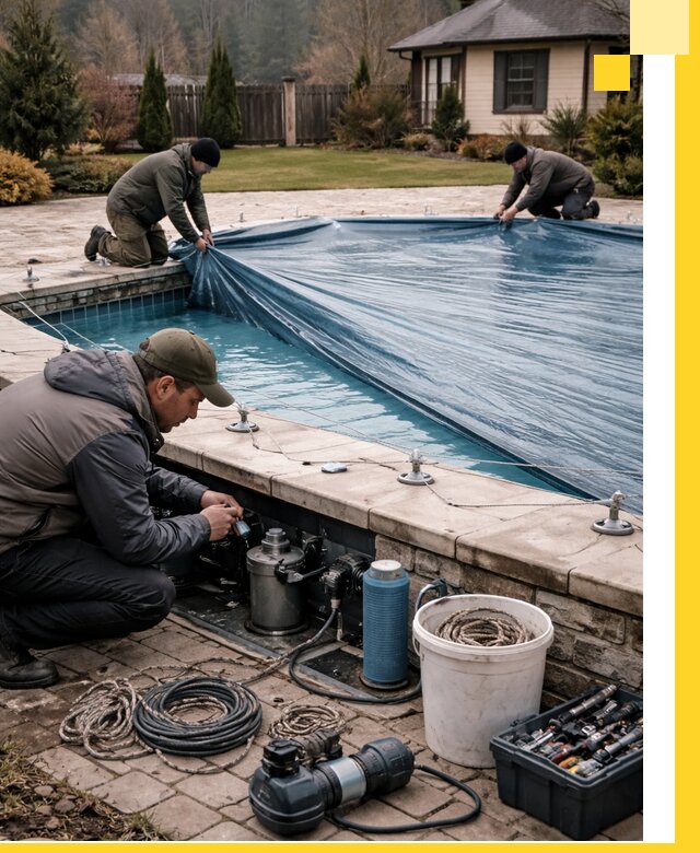 Консервация бассейнов в Ефремах: подготовка к длительному хранению