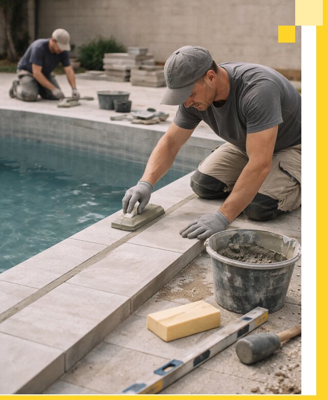 Отделка бассейнов в Ефремах: декоративная отделка и гидроизоляция