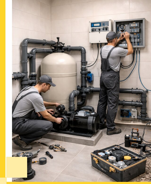 Монтаж оборудования для бассейнов в Ефремах от 40980 р. | ЭриданФрм