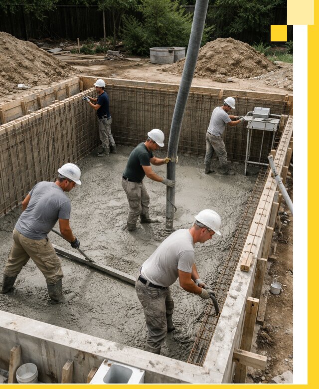 Строительство бетонных бассейнов под ключ в Ефремах