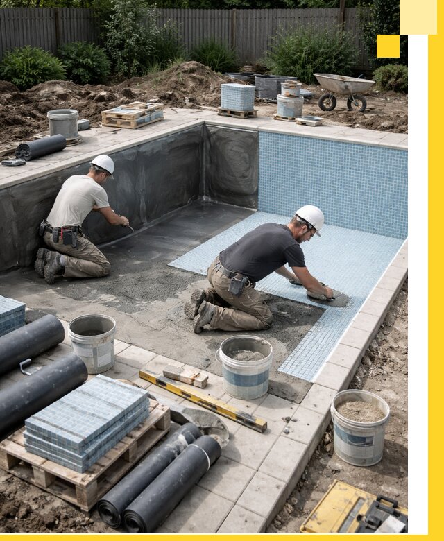 Проектирование и строительство стационарных бассейнов в Ефремах