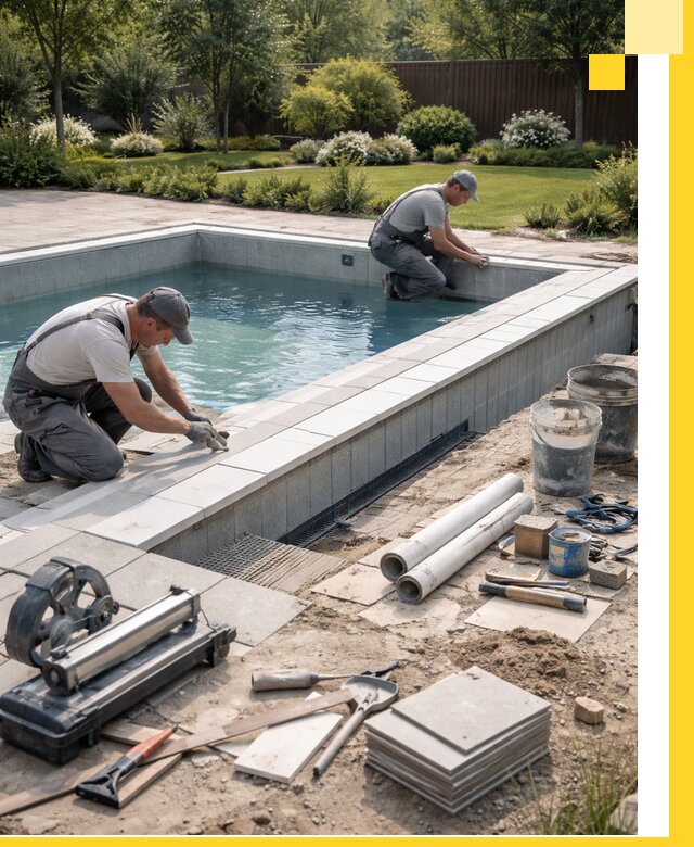 Строительство открытых бассейнов под ключ в Ефремах профессионально