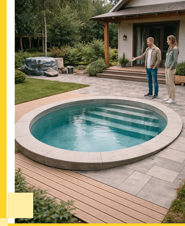 Бассейн на даче под ключ в Ефремах от 204900 р., ЭриданФрм