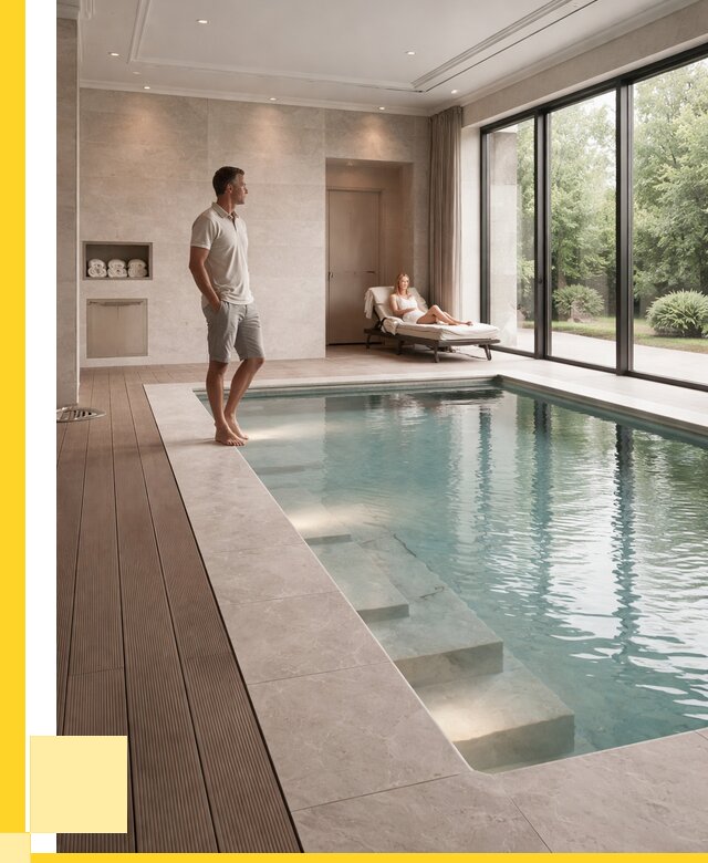 Бассейны в коттедже под ключ в Ефремах от 1229400 р. | ЭриданФрм