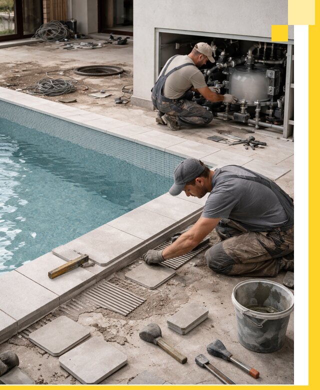 Строительство и монтаж бассейнов в коттедже в Ефремах