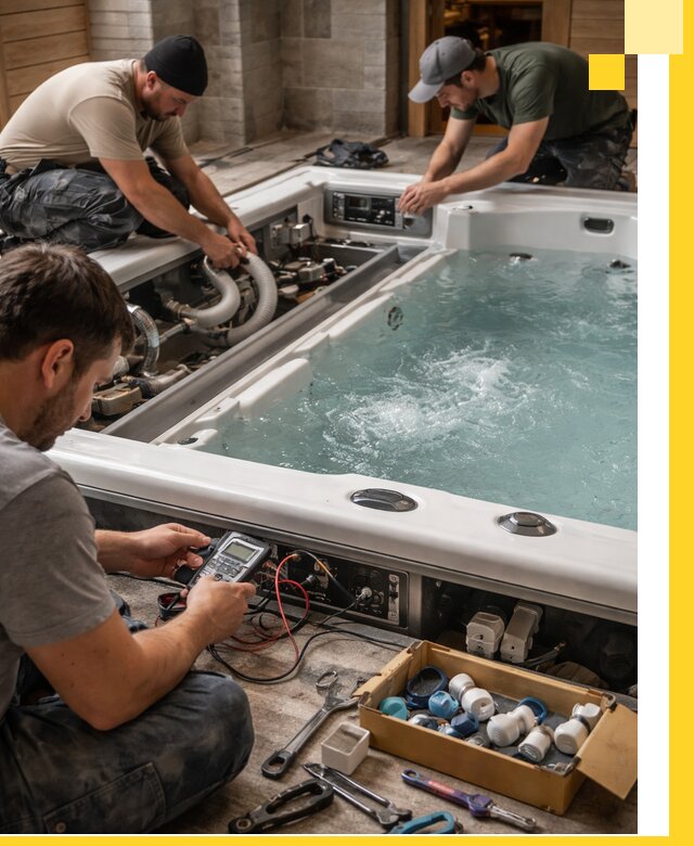 Гидромассажные бассейны под ключ в Ефремах, дизайн и монтаж