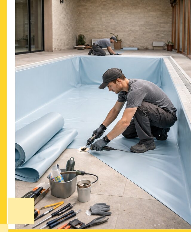 Пленка ПВХ для бассейнов в Ефремах от 2561 р. | ЭриданФрм