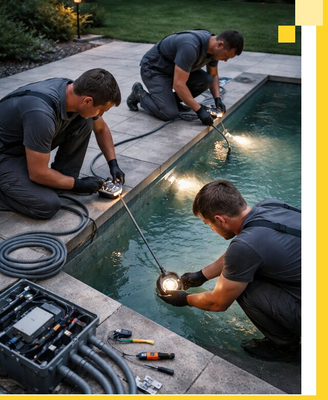 Профессиональное освещение бассейнов в Ефремах: дизайн и монтаж