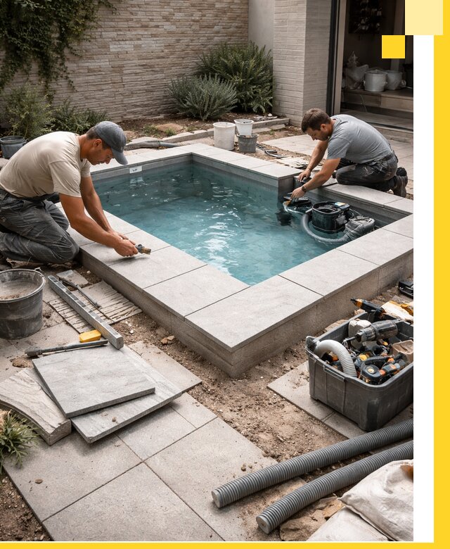 Мини бассейны под ключ в Ефремах, дизайн и установка