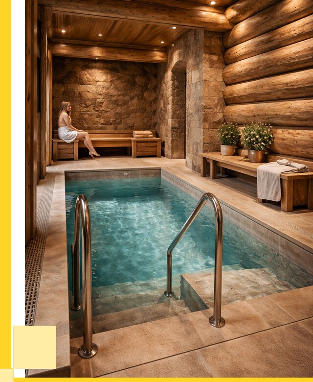 Аренда бани с бассейном в Ефремах от 1536750 р. | ЭриданФрм