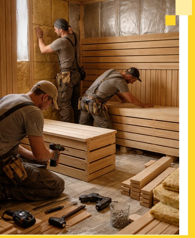 Профессиональное строительство саун под ключ в Ефремах