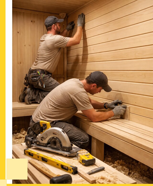 Обшивка саун вагонкой в Ефремах от 2561 р. | ЭриданФрм