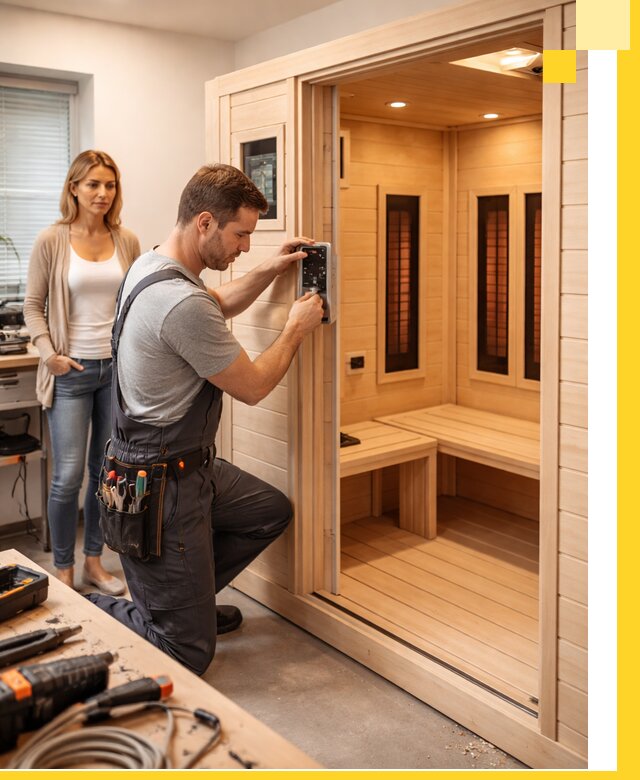 Инфракрасные сауны под ключ в Ефремах продажа и установка