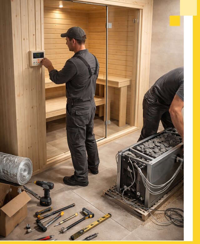 Поставка, установка и монтаж электрических саун в Ефремах