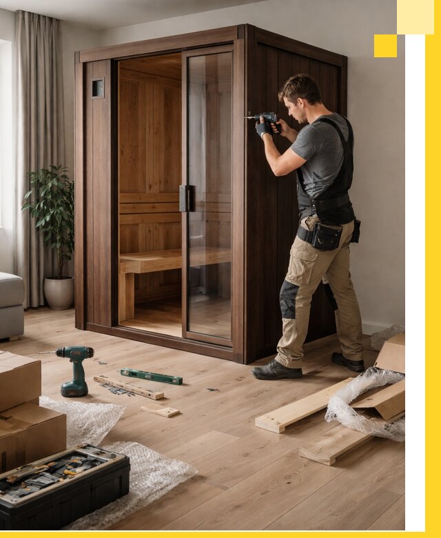 Установка и производство мини саун под ключ в Ефремах