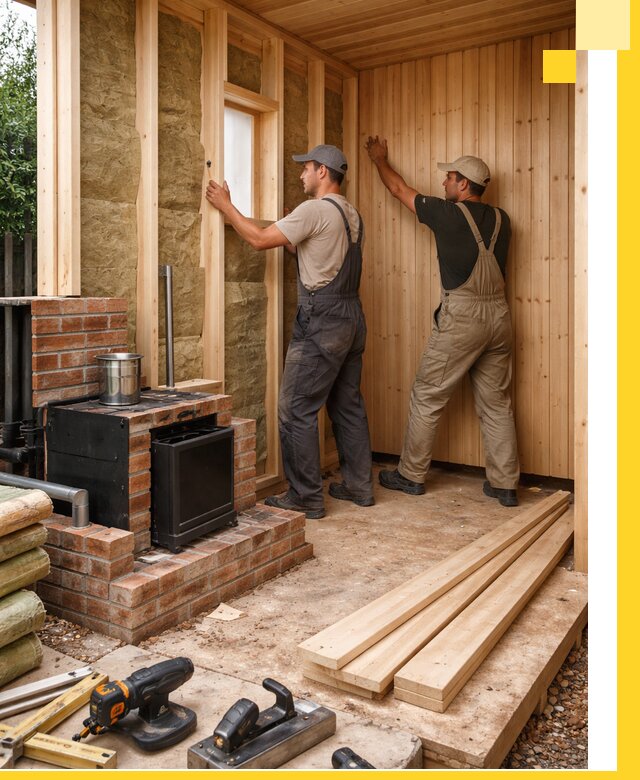 Строительство и установка дачных саун под ключ в Ефремах