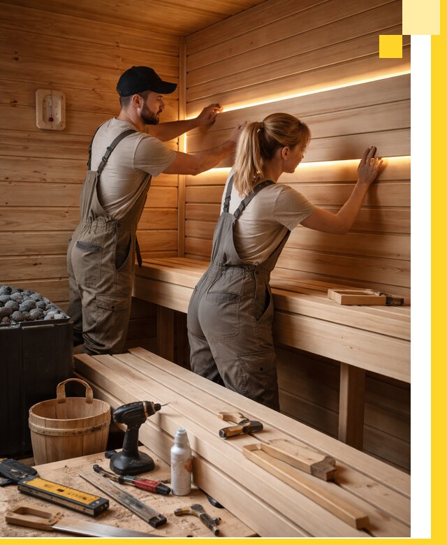 Дизайн саун и бань под ключ с индивидуальным проектом в Ефремах