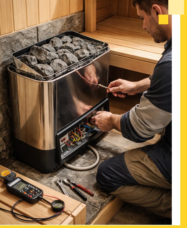 Продажа и установка электрокаменок для саун в Ефремах