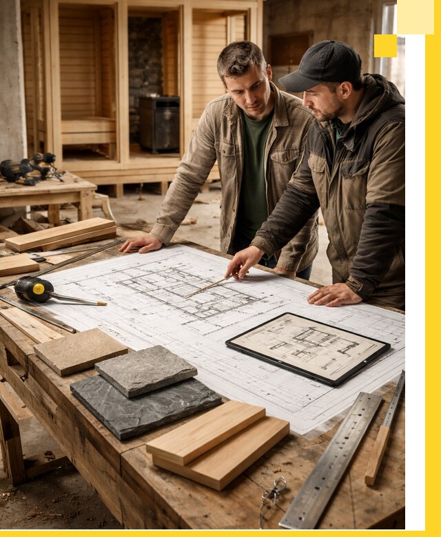 Проекты бань под ключ и планы строительства в Ефремах