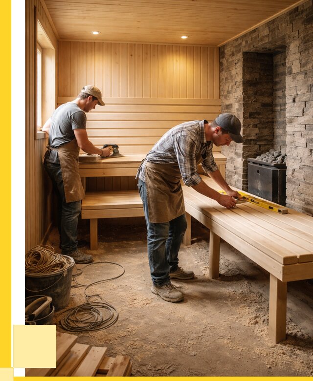 Отделка бани в Ефремах: внутренняя отделка от 3074 р. | ЭриданФрм