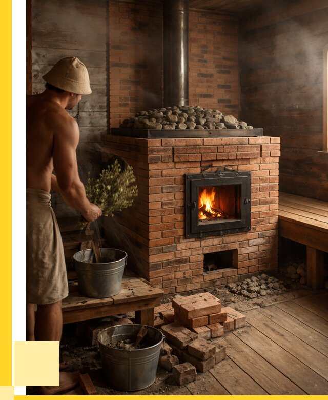 Кирпичные банные печи в Ефремах от 92205 р. | ЭриданФрм