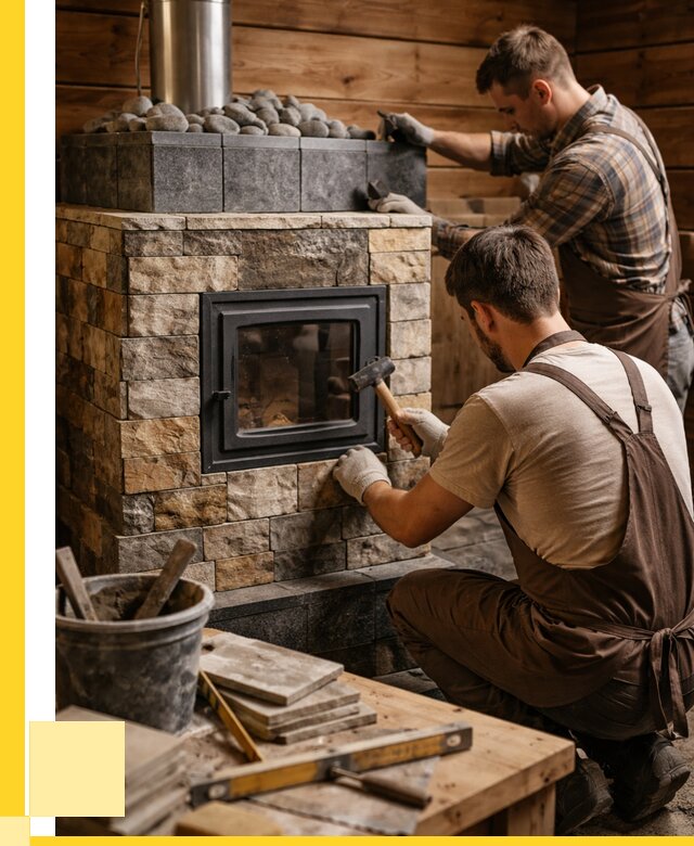 Облицовка банной печи в Ефремах от 15368 р. | ЭриданФрм